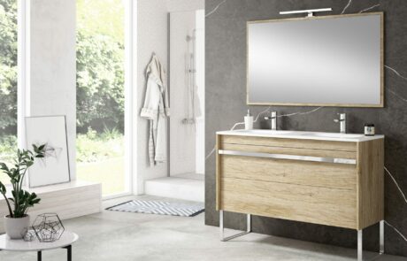 Lerac Diffusion Fabricant Meuble Salle De Bain Meuble Tonga Sur Pieds Chromes