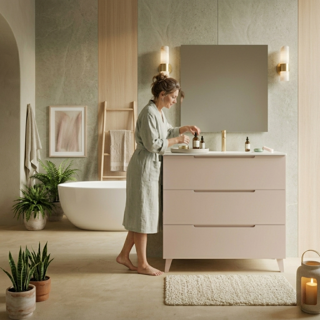 Salle de bain de bien être