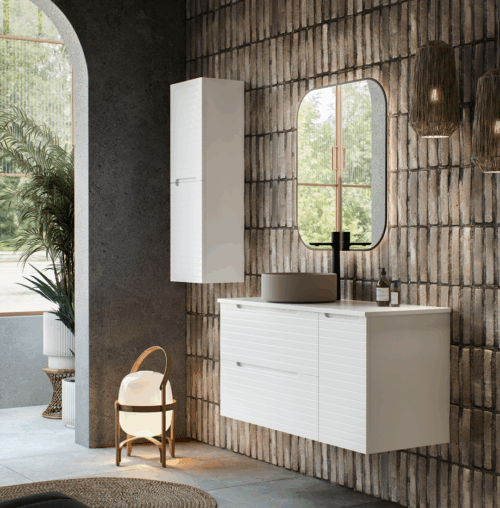 alt="Meuble salle de bain Biarritz suspendu 3 tiroirs"