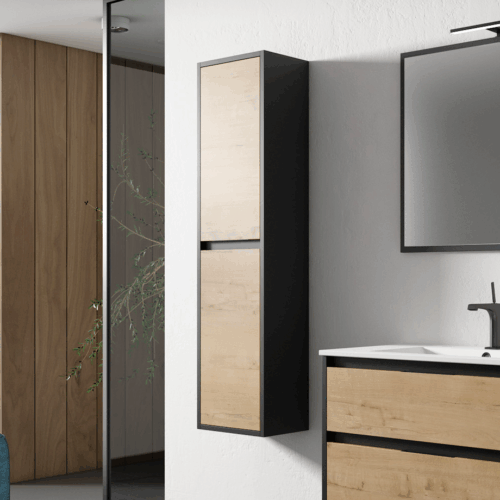Lerac Diffusion Fabricant Meuble Salle De Bain Over Black Colonnes 2 Portes