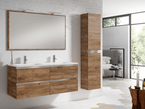 Lerac Diffusion Fabricant Meuble Salle De Bain Wallis Suspendu 4 Tiroirs